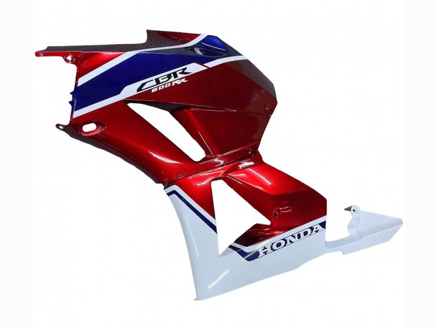 Lojas Carenagens Moto Honda CBR600RR 2013-2023 - Branco Vermelho Azul HRC