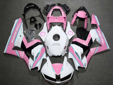 Lojas Carenagens Moto Honda CBR600RR 2013-2023 - Branco Rosa