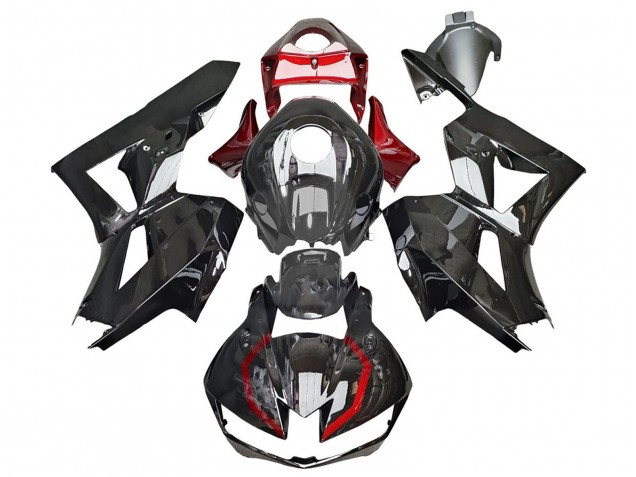 Lojas Carenagens Moto Honda CBR600RR 2013-2023 - Preto Brilhante Vermelho