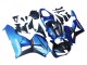 Lojas Carenagens Moto Honda CBR600RR 2013-2023 - Azul Preto Fosco Corrida