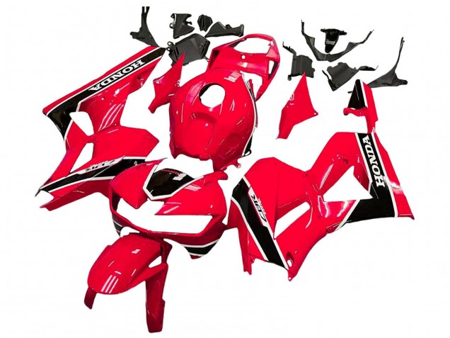 Lojas Carenagens Moto Honda CBR600RR 2013-2023 - Vermelho Branco Preto