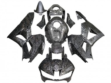 Lojas Carenagens Moto Honda CBR600RR 2013-2023 - Preto Forjado Fibra de Carbono