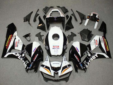 Lojas Carenagens Moto Honda CBR600RR 2013-2023 - Branco Ouro Preto Brilhante HRC