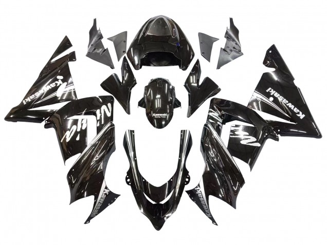 Lojas Carenagens Moto Kawasaki ZX10R 2004-2005 - Preto Brilhante Ninja