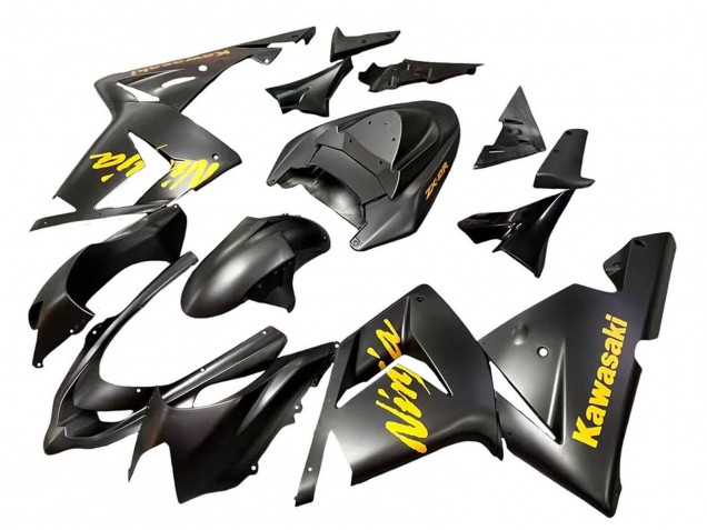 Lojas Carenagens Moto Kawasaki ZX10R 2004-2005 - Preto Ninja