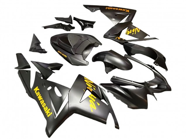 Lojas Carenagens Moto Kawasaki ZX10R 2004-2005 - Preto Ninja