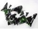Lojas Carenagens Moto Kawasaki ZX10R 2004-2005 - Preto Verde Chama Ninja