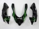 Lojas Carenagens Moto Kawasaki ZX10R 2004-2005 - Preto Verde Chama Ninja