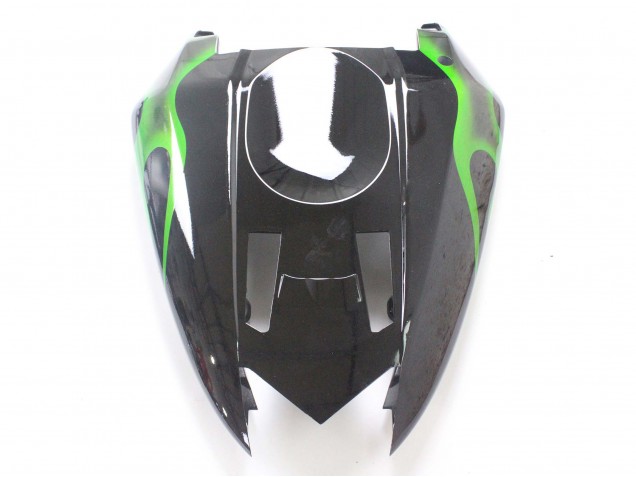 Lojas Carenagens Moto Kawasaki ZX10R 2004-2005 - Preto Verde Chama Ninja