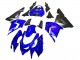 Lojas Carenagens Moto Kawasaki ZX10R 2004-2005 - Azul Preto Ninja