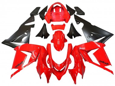 Lojas Carenagens Moto Kawasaki ZX10R 2004-2005 - Vermelho Preto Ninja