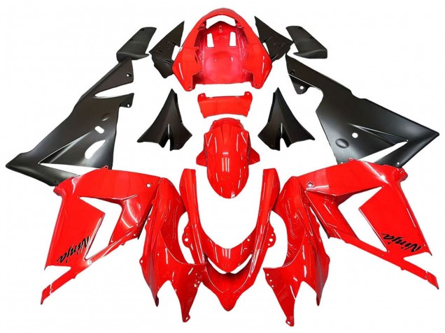 Lojas Carenagens Moto Kawasaki ZX10R 2004-2005 - Vermelho Preto Ninja