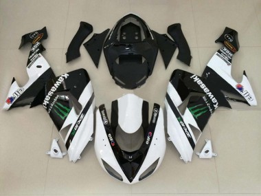 Lojas Carenagens Moto Kawasaki ZX10R 2004-2005 - Verde Vermelho Preto