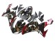 Lojas Carenagens Moto Kawasaki ZX10R 2006-2007 - Preto Vermelho Ouro BACARDI
