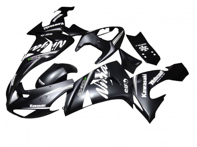 Lojas Carenagem Moto Kawasaki ZX10R 2006-2007 - Preto Fosco