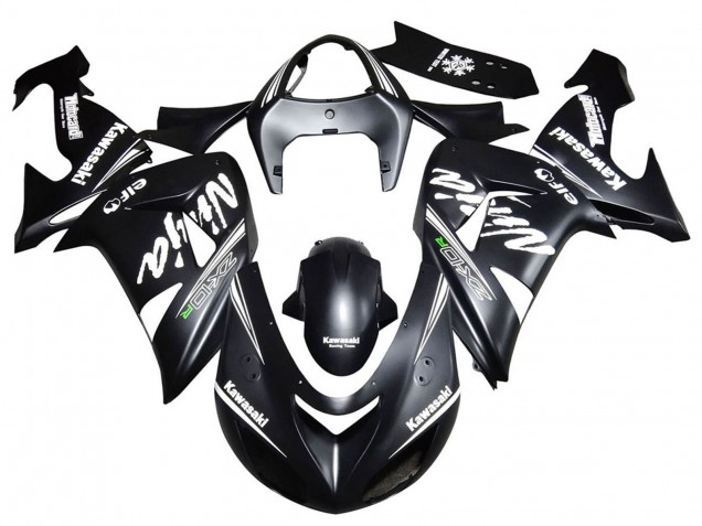 Lojas Carenagem Moto Kawasaki ZX10R 2006-2007 - Preto Fosco