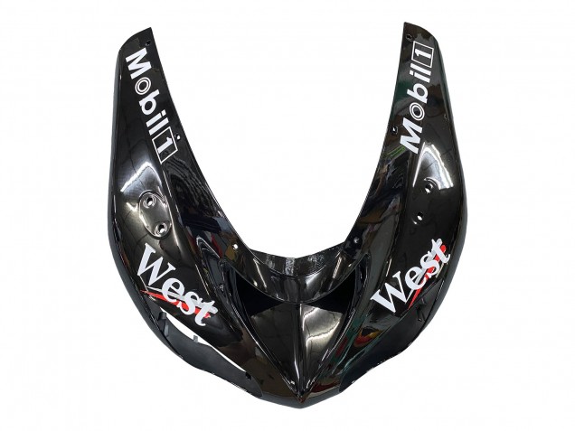 Lojas Carenagens Moto Kawasaki ZX10R 2006-2007 - Preto Brilhante Branco West