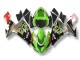 Lojas Carenagens Moto Kawasaki ZX10R 2006-2007 - Verde Cinzento Vermelho Preto Amarelo