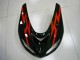 Lojas Carenagens Moto Kawasaki ZX10R 2006-2007 - Preto Brilhante Vermelho