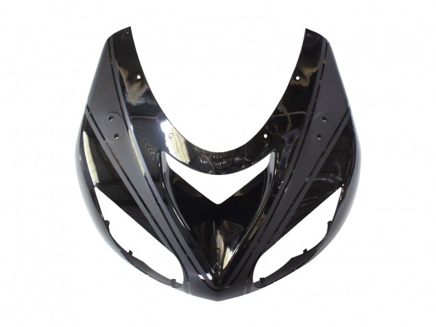 Lojas Carenagens Moto Kawasaki ZX10R 2006-2007 - Preto Fosco Preto Brilhante