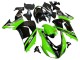 Lojas Carenagens Moto Kawasaki ZX10R 2006-2007 - Verde Preto Elf Touch4 3M