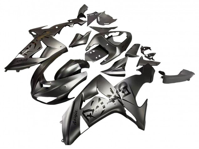 Lojas Carenagens Moto Kawasaki ZX10R 2006-2007 - Cinzento Fosco