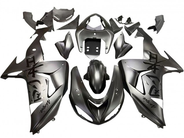 Lojas Carenagens Moto Kawasaki ZX10R 2006-2007 - Cinzento Fosco