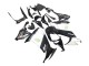 Lojas Carenagens Moto Kawasaki ZX10R 2008-2010 - Preto Brilhante Branco Verde Monstro Elf