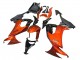 Lojas Carenagens Moto Kawasaki ZX10R 2008-2010 - Burnt Laranja Preto
