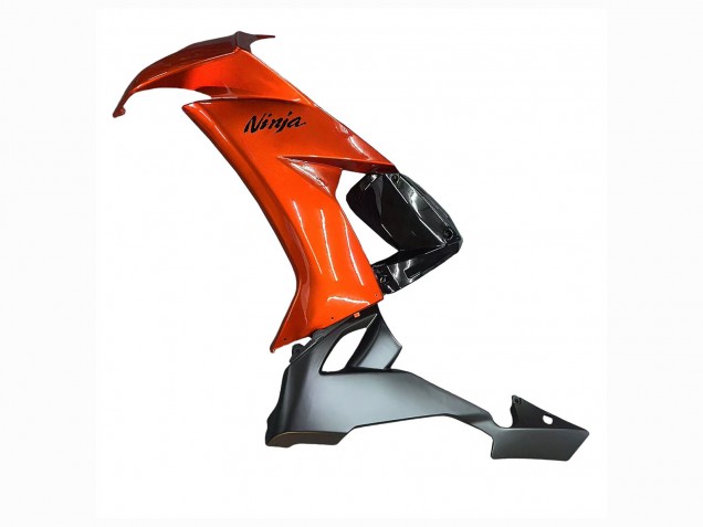 Lojas Carenagens Moto Kawasaki ZX10R 2008-2010 - Burnt Laranja Preto