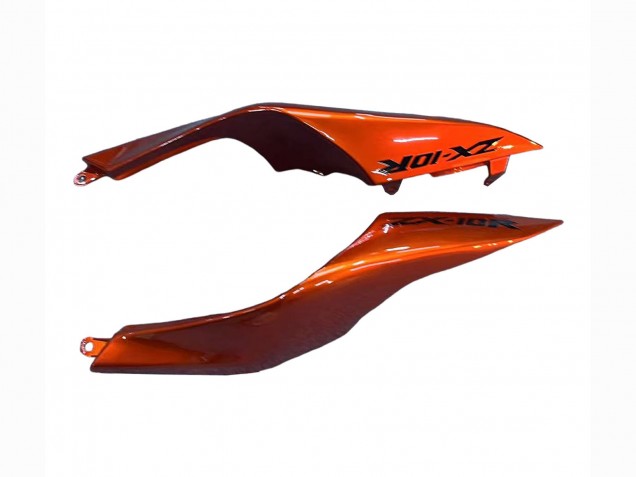 Lojas Carenagens Moto Kawasaki ZX10R 2008-2010 - Burnt Laranja Preto