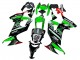 Lojas Carenagens Moto Kawasaki ZX10R 2008-2010 - Verde Branco Vermelho Preto Monstro Elf 66