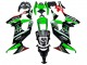 Lojas Carenagens Moto Kawasaki ZX10R 2008-2010 - Verde Branco Vermelho Preto Monstro Elf 66