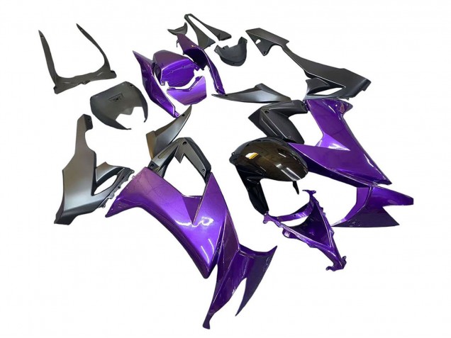 Lojas Carenagens Moto Kawasaki ZX10R 2008-2010 - Roxo Preto