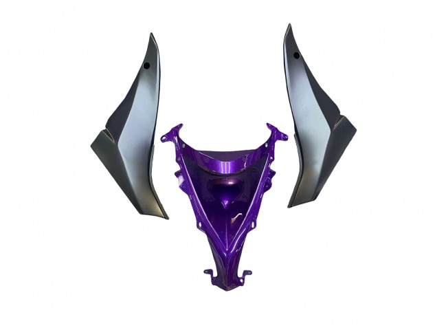 Lojas Carenagens Moto Kawasaki ZX10R 2008-2010 - Roxo Preto