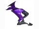 Lojas Carenagens Moto Kawasaki ZX10R 2008-2010 - Roxo Preto