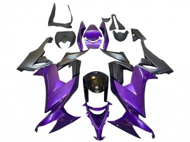 Lojas Carenagens Moto Kawasaki ZX10R 2008-2010 - Roxo Preto