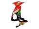 Lojas Carenagens Moto Kawasaki ZX10R 2008-2010 - Vermelho Verde Preto