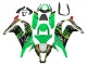 Lojas Carenagens Moto Kawasaki ZX10R 2011-2015 - Verde Amarelo Preto Branco Elf Monstro