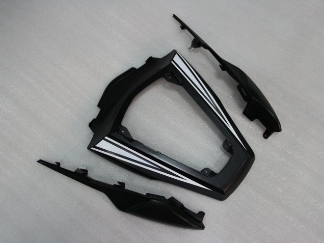 Lojas Carenagens Moto Kawasaki ZX10R 2011-2015 - Preto Brilhante Branco Elf Neve Decal