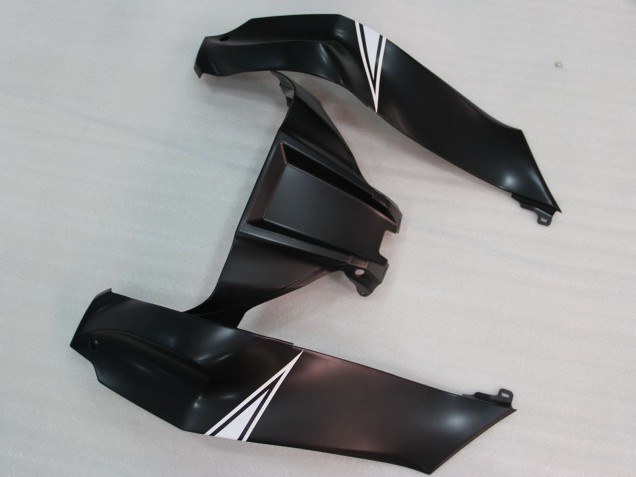 Lojas Carenagens Moto Kawasaki ZX10R 2011-2015 - Preto Brilhante Branco Elf Neve Decal