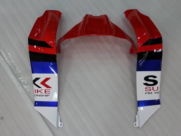 Lojas Carenagens Moto Kawasaki ZX10R 2011-2015 - Branco Azul Vermelho Preto SBK Maxxis
