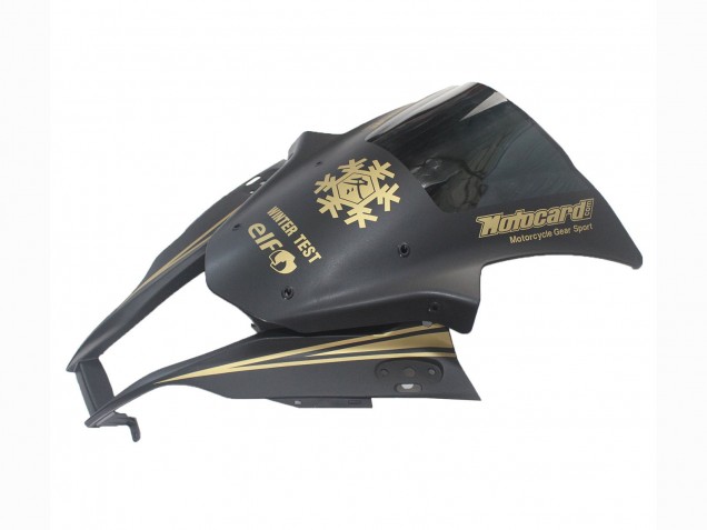 Lojas Carenagens Moto Kawasaki ZX10R 2011-2015 - Preto Fosco Ouro Neve Elf