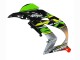 Lojas Carenagens Moto Kawasaki ZX10R 2016-2020 - Verde Vermelho Cinzento