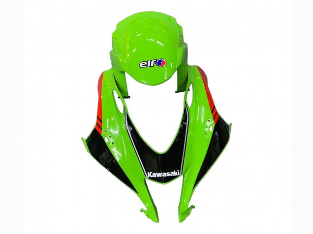 Lojas Carenagens Moto Kawasaki ZX10R 2016-2020 - Verde Vermelho Cinzento
