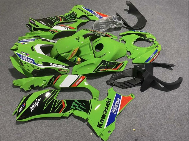 Lojas Carenagens Moto Kawasaki ZX10R 2021-2025 - Verde Branco Azul Preto Vermelho Showr Elf Mouldings Monstro