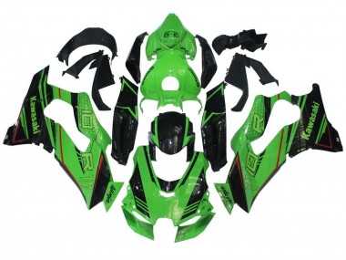 Lojas Carenagens Moto Kawasaki ZX10R 2021-2025 - Verde Preto Brilhante
