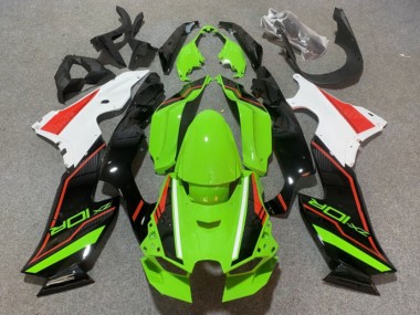 Lojas Carenagens Moto Kawasaki ZX10R 2021-2025 - Verde Preto Laranja Branco