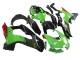 Lojas Carenagem Moto Kawasaki ZX10R 2021-2025 - Verde Preto Vermelho Honeycomb