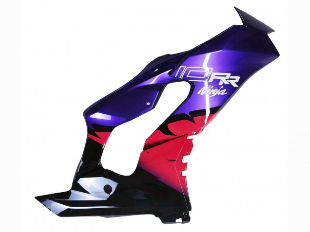 Lojas Carenagens Moto Kawasaki ZX10R 2021-2026 - Vermelho Preto Roxo Branco